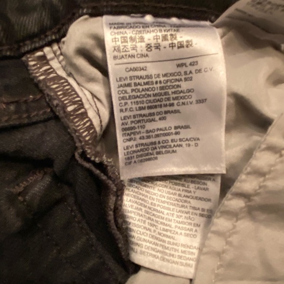 Black Levi Jeans - Wedgie  Strait- Size 27 - Picture 6 of 8